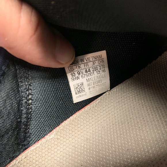 ~Used W/O Box! Adidas NMD R1 Triple Black Reflective Running  Sneakers Size 10 - Picture 6 of 6